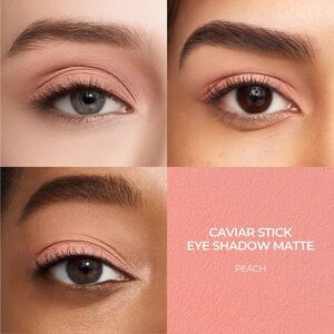 Laura Mercier Peach Caviar Stick Matte Buildable Waterproof 24 Hour Eye Shadow